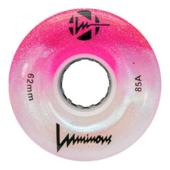 Luminous Light Up Quad Wheels Cotton Candy 62mm - 4 Pack