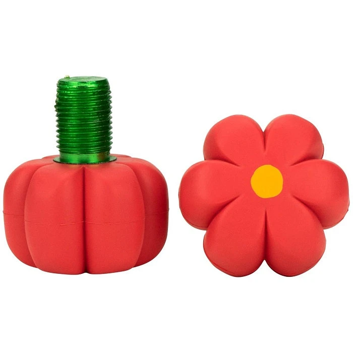 Moxi Brake Petal Toe Stops - Red Hibiscus 4 Moxi Brake Petal Toe Stops - Red Hibiscus - Image 2