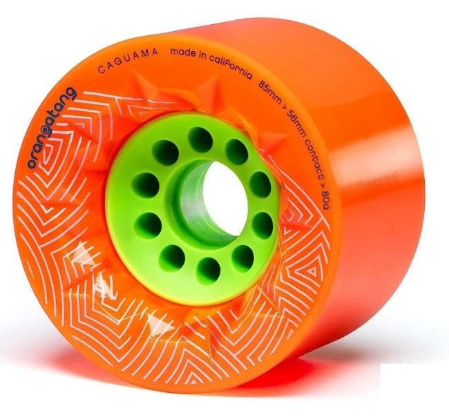 Orangatang Caguama Longboard Wheels - Orange 85mm 80a 3 Orangatang Caguama Longboard Wheels - Orange 85mm 80a