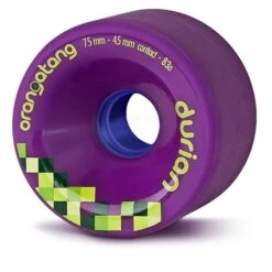 Orangatang Durian Longboard Wheels - Purple 75mm 83a