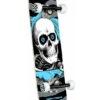 Powell Peralta Ripper One Off Silver/Light Blue Skateboard - 7.75" -Skateboard Series powell peralta ripper one off silver light blue skateboard