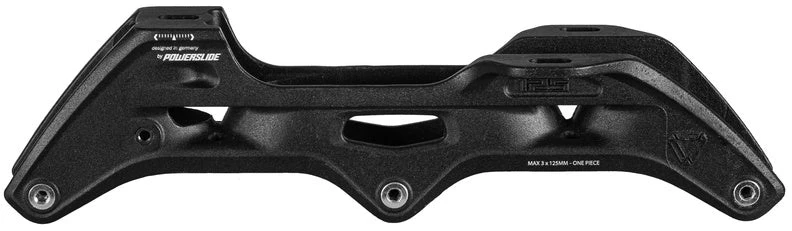 Powerslide Elite Casted AL Frames 255mm 3 X125 - Black 3 Powerslide Elite Casted AL Frames 255mm 3 X125 - Black