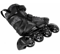 Powerslide Radon Trinity 80 Inline Skates - Black/White -Skateboard Series powerslide radon trinity 80 inline skates black white angle 1