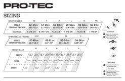 Pro-Tec Street Knee Pads - Black -Skateboard Series pro tec size chart 4