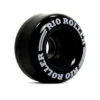 Rio Roller Coaster Black Roller Skate Wheels 62mm - Set Of 4 -Skateboard Series rio roller coaster black roller skate wheels