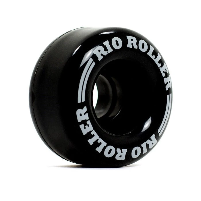 Rio Roller Coaster Black Roller Skate Wheels 62mm - Set Of 4 3 Rio Roller Coaster Black Roller Skate Wheels 62mm - Set Of 4