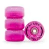 Rio Roller Pink Light Up Roller Skate Wheels 58mm - Set Of 4 -Skateboard Series rio roller pink light up roller skate wheels 58mm