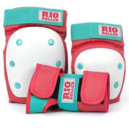 Rio Roller Triple Pad Set - Red/Mint 3 Rio Roller Triple Pad Set - Red/Mint