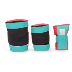 Rio Roller Triple Pad Set - Red/Mint 7 Rio Roller Triple Pad Set - Red/Mint -Skateboard Series rio roller triple pad set red mint rear