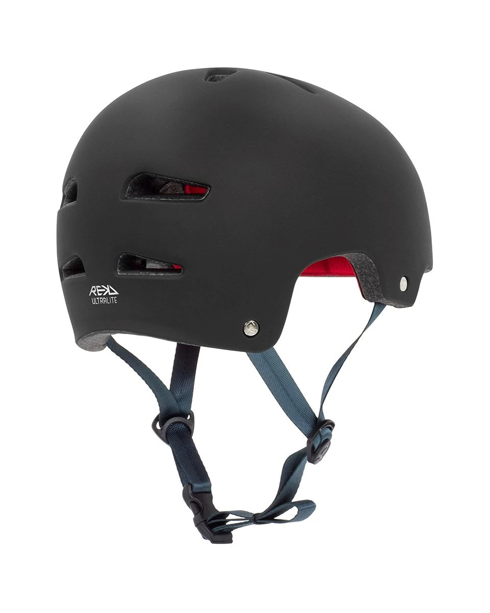 Rekd Junior Ultralite In-Mold Helmet - Black 4 Rekd Junior Ultralite In-Mold Helmet - Black - Image 2