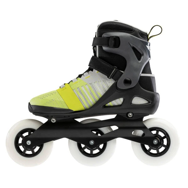 Rollerblade Macroblade 110 3WD Mens Skates - Grey/Yellow 4 Rollerblade Macroblade 110 3WD Mens Skates - Grey/Yellow - Image 2