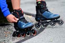 Rollerblade Macroblade 90 Mens Skates - Blue/Orange -Skateboard Series rollerblade macroblade 90 mens skates blue orange lifestyle