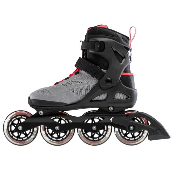 Rollerblade Macroblade 90 Womens Skates - Grey/Pink 4 Rollerblade Macroblade 90 Womens Skates - Grey/Pink - Image 2