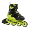 Rollerblade Microblade Adjustable Kids Skates - Black/Neon Yellow -Skateboard Series rollerblade microblade adjustable kids skates black neon yellow