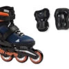 Rollerblade Microblade Adjustable Kids Skates Combo Pack - Blue/Orange 2 Rollerblade Microblade Adjustable Kids Skates Combo Pack - Blue/Orange -Skateboard Series rollerblade microblade adjustable kids skates combo pack blue orange