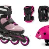 Rollerblade Microblade G Kids Skates Cube Pack - Pink/White -Skateboard Series rollerblade microblade g kids skates cube pack pink white