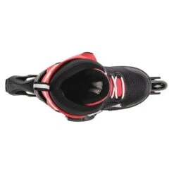 Rollerblade Microblade Kids Skates - Black/Red -Skateboard Series rollerblade microblade kids inline skates black red top 1