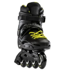 Rollerblade RB Cruiser Inline Skates - Black/Neon Yellow -Skateboard Series rollerblade rb cruiser inline skates black neon yellow front