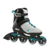Rollerblade Spark 80 Womens Inline Skates - Grey/Turquoise -Skateboard Series rollerblade spark 80 womens inline skates grey turquoise