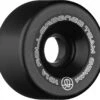 Rollerbones Team Logo Wheels Black 62mm 101a - Set Of 8 -Skateboard Series rollerbones team logo wheels black 62mm 101a