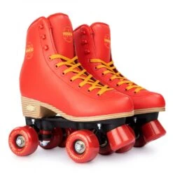 Rookie Classic 78 Roller Skates - Red -Skateboard Series rookie classic 78 roller skates red pair