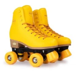 Rookie Classic 78 Roller Skates - Yellow -Skateboard Series rookie classic 78 roller skates yellow pair