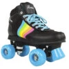 Rookie Forever Rainbow Quad Roller Skates - Black -Skateboard Series rookie forever rainbow quad roller skates black