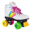 Rookie Forever Rainbow Quad Roller Skates - White -Skateboard Series rookie forever rainbow quad roller skates white