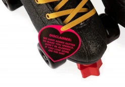 Rookie X Bump Rollerdisco Roller Skates - Black -Skateboard Series rookie x bump rollerdisco roller skates glitter