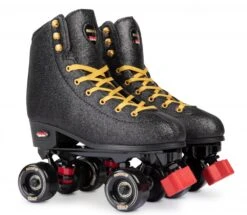 Rookie X Bump Rollerdisco Roller Skates - Black -Skateboard Series rookie x bump rollerdisco roller skates pair