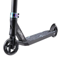 Sacrifice Flyte 100 V2 Stunt Scooter - Black/Neo 7 Sacrifice Flyte 100 V2 Stunt Scooter - Black/Neo -Skateboard Series sacrifice flyte 100 stunt scooter black close