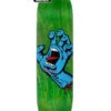 Santa Cruz Screaming Hand Green Skateboard Deck - 8.80" -Skateboard Series santa cruz screaming hand green skateboard deck