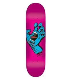 Santa Cruz Screaming Hand Pink Skateboard Deck - 7.8"