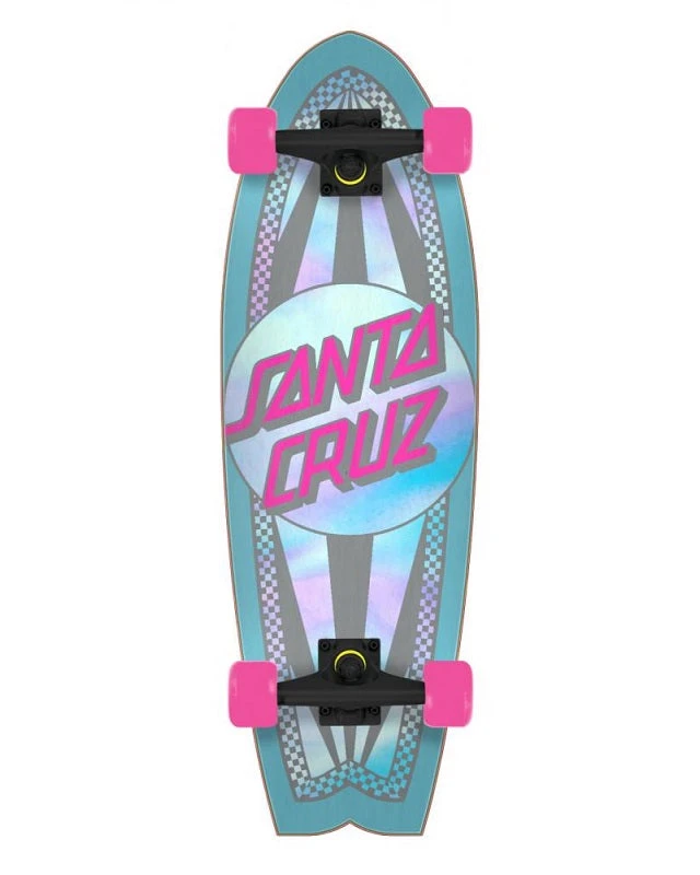 Santa Cruzer Prismatic Dot Shark Cruiser Skateboard - 27.7" 3 Santa Cruzer Prismatic Dot Shark Cruiser Skateboard - 27.7"