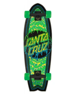 Santa Cruzer Toxic Dot Shark Cruiser Skateboard - 27.7"