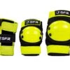SFR Youth Ramp Triple Pad Set - Black/Lime -Skateboard Series sfr youth ramp triple pad set black lime