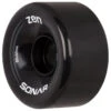 Sonar Zen Black Quad Roller Skate Wheels 62mm - Set Of 4 -Skateboard Series sonar zen black quad roller skate wheels
