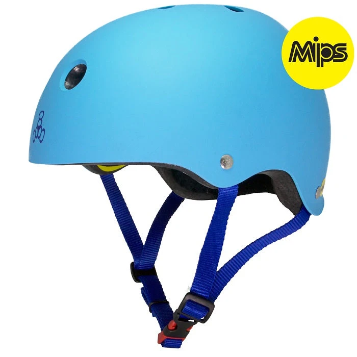 Triple 8 Brainsaver II Mips Helmet - Hyper Blue 3 Triple 8 Brainsaver II Mips Helmet - Hyper Blue