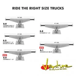 Venture Max Geronzi Pro Edition High Trucks - 5.2 -Skateboard Series ven skt sizes 1 1